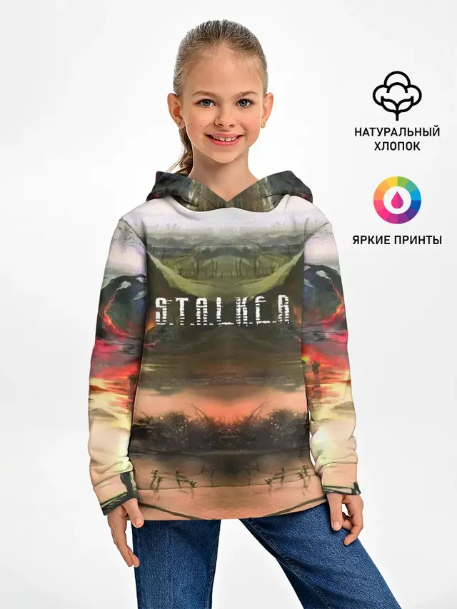 Детское худи с принтом «Stalker»