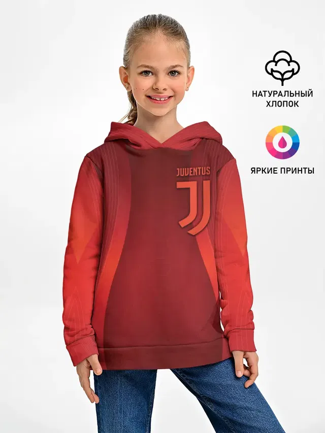 Детское худи с принтом «Ювентус — Juventus new uniform»