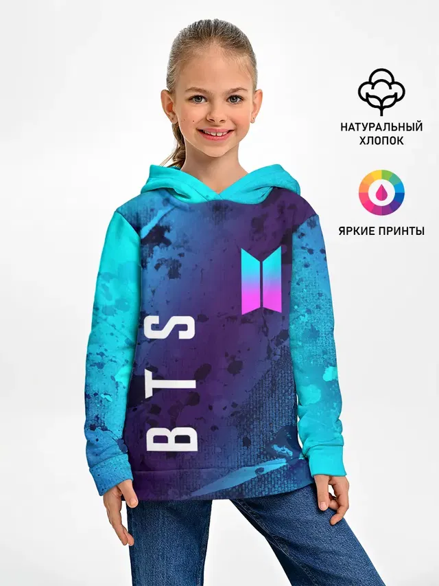 Детское худи с принтом «BTS»