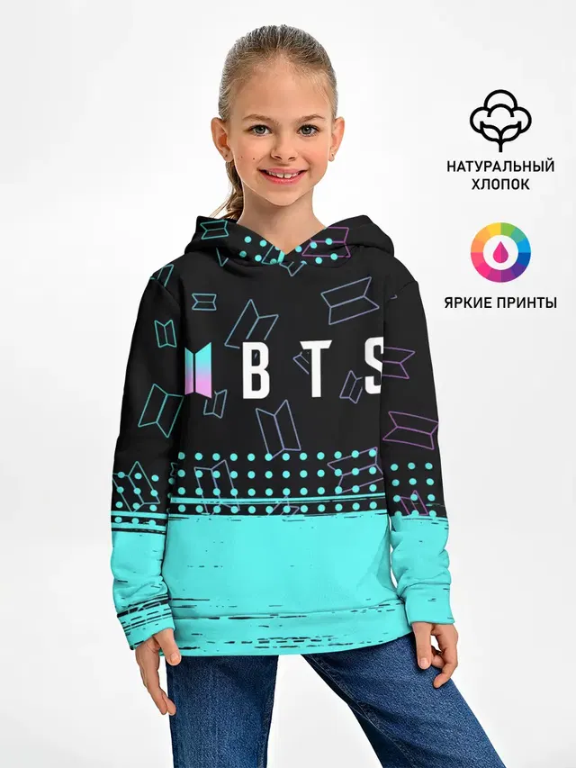 Детское худи с принтом «BTS»