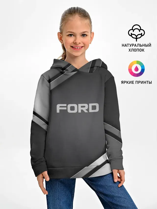 Детское худи с принтом «Ford»