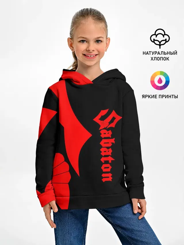 Детское худи с принтом «Logotype»
