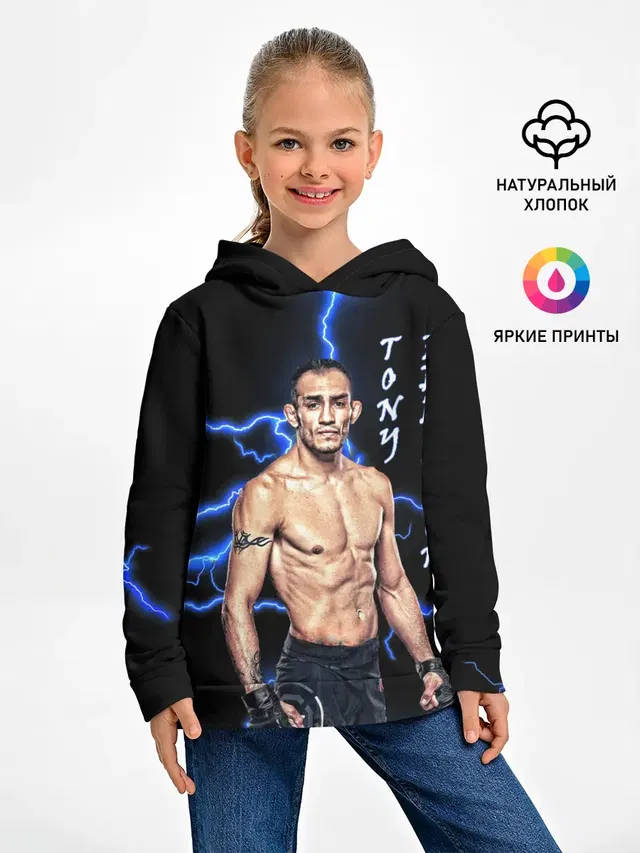 Детское худи с принтом «MMA — TONY FERGUSON»