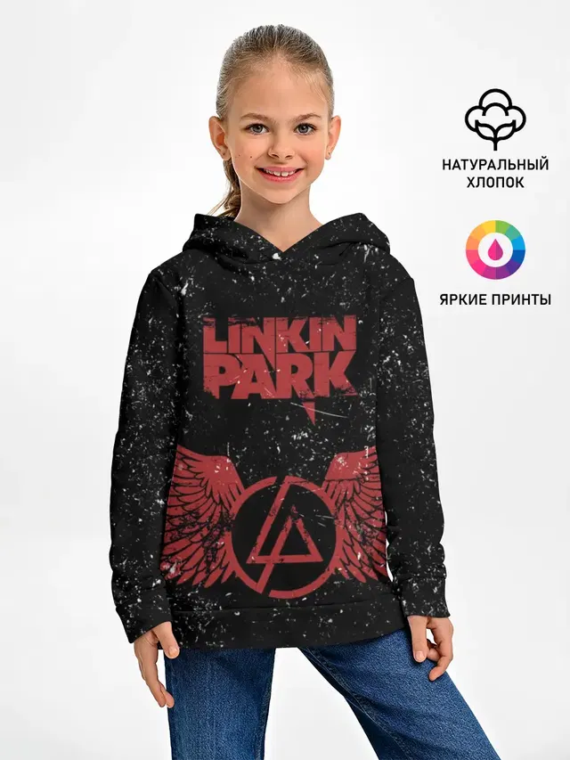 Детское худи с принтом «Linkin Park»