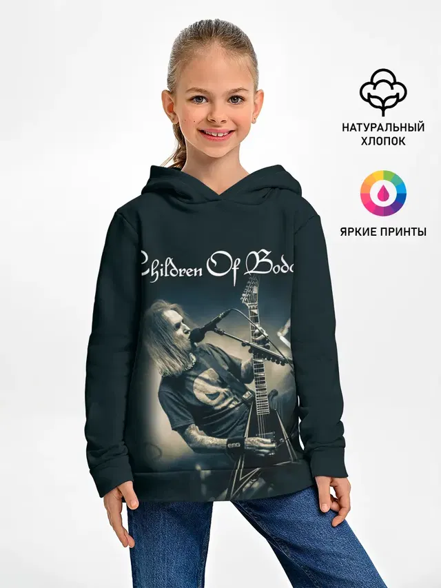 Детское худи с принтом «Children of Bodom 4»