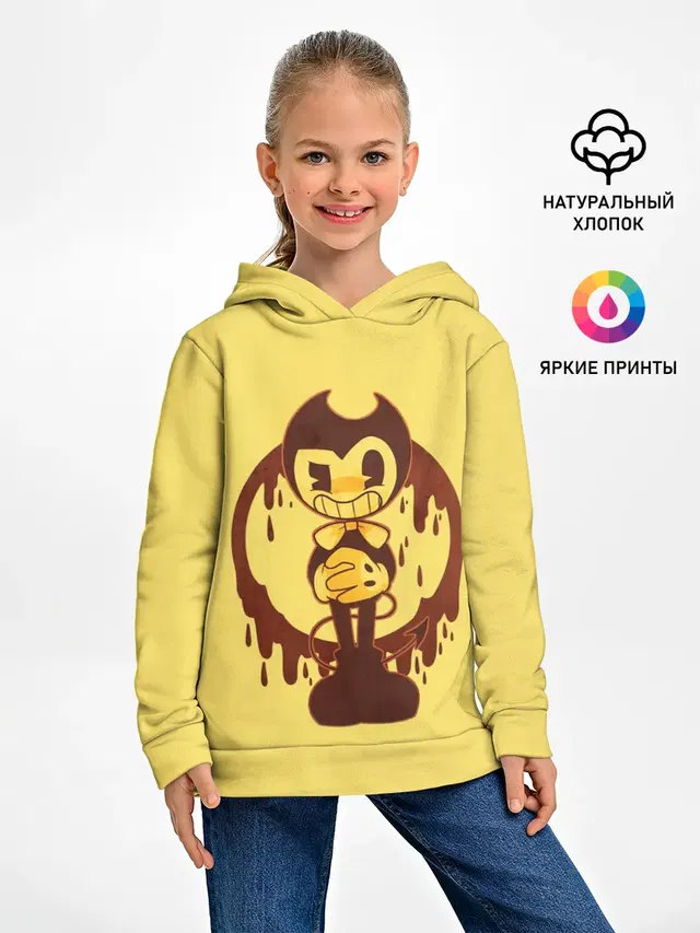 Детское худи с принтом «Bendy Бенди»