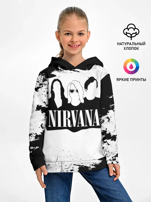 Нирвана Рок Группа Гранж ЧБ | Nirvana