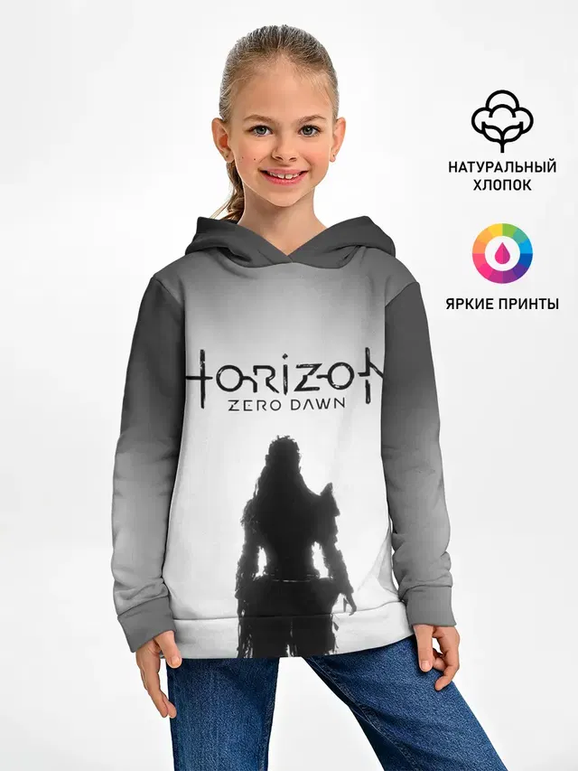Детское худи с принтом «Horizon Zero Dawn»
