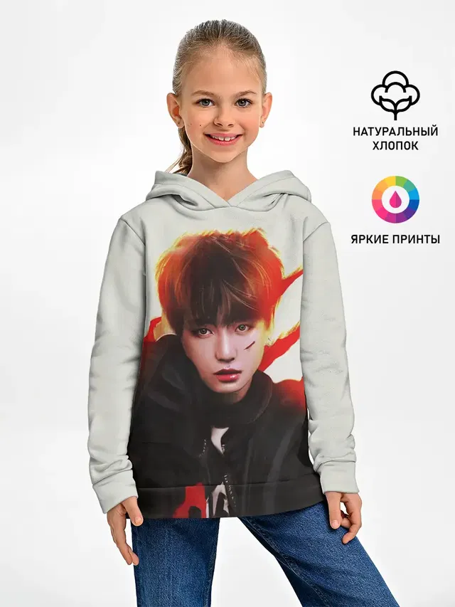 Детское худи с принтом «BTS»