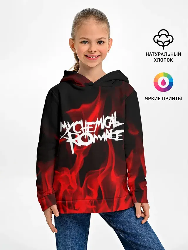 Детское худи с принтом «My Chemical Romance»