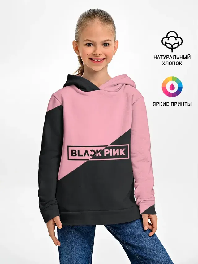 Детское худи с принтом «BlackPink»