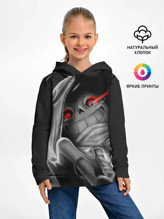 Детское худи с принтом «Skeleton»