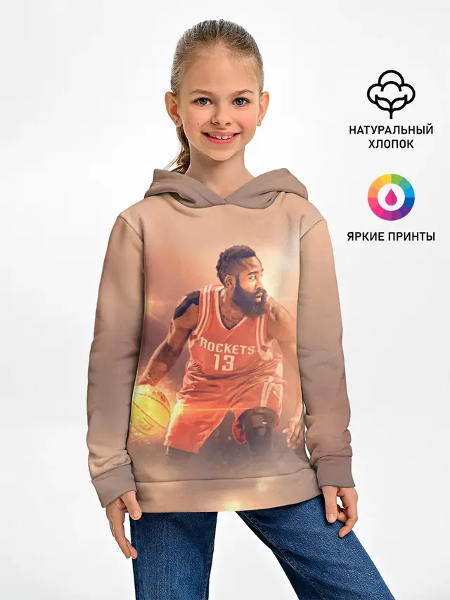 Детское худи с принтом «НБА — NBA Stars»