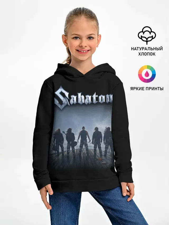 Детское худи с принтом «Musical band»
