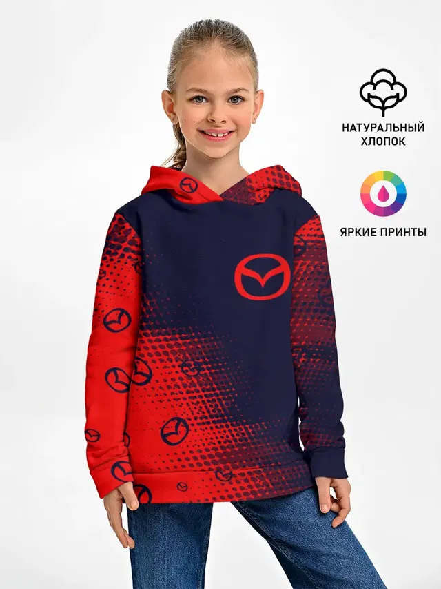 Детское худи с принтом «Halftone»