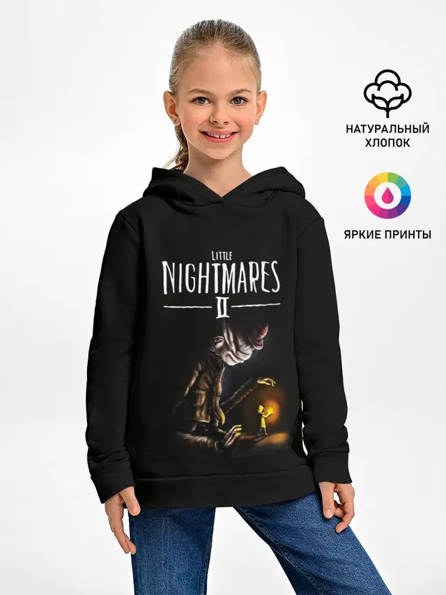Детское худи с принтом «Six — Little Nightmares 2 СТОРОЖ»