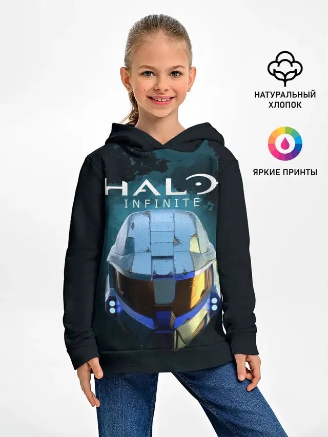 Детское худи с принтом «Halo — Halo Infinite»