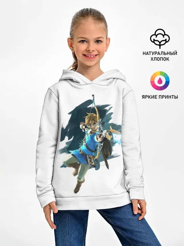 Детское худи с принтом «The Legend of Zelda»