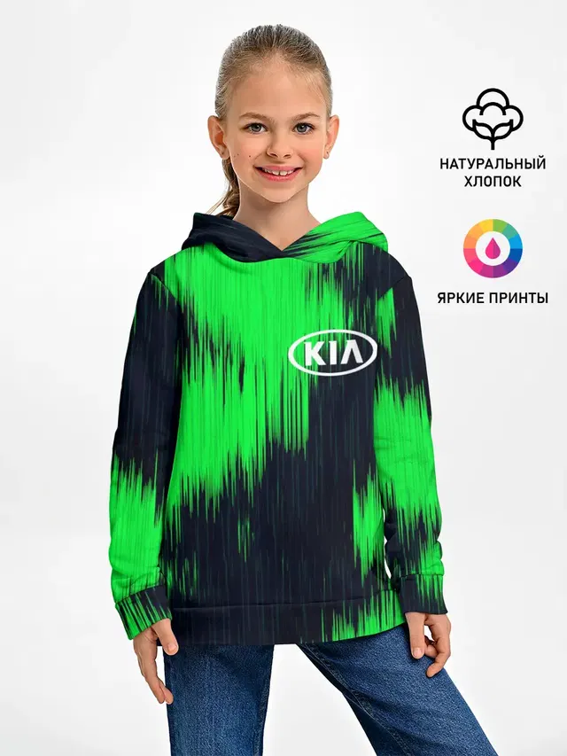 Детское худи с принтом «KIA — KIA sport collection»