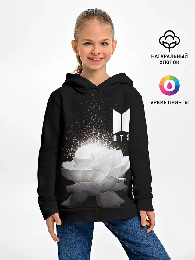 Детское худи с принтом «BTS»