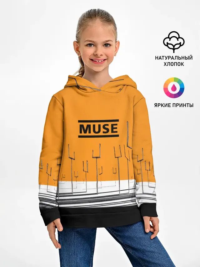 Детское худи с принтом «Muse»