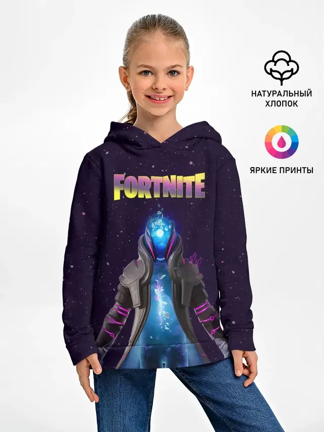 Детское худи с принтом «Фортнайт — Infinity Fortnite»