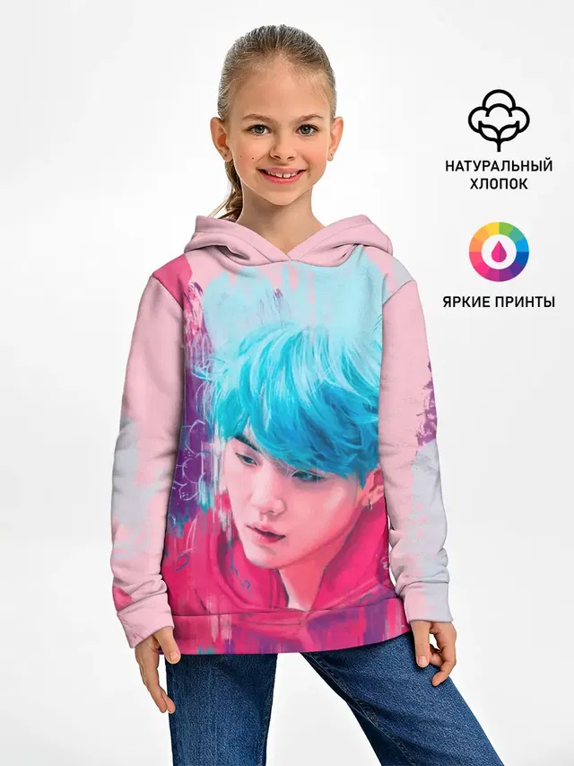 Детское худи с принтом «BTS»