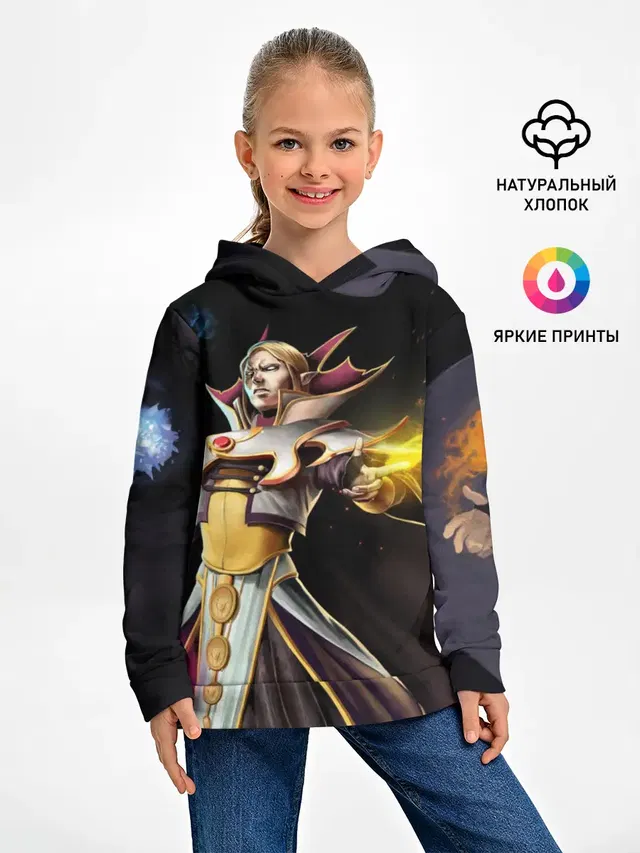 Детское худи с принтом «Invoker»