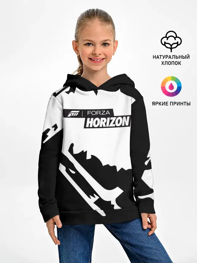 Детское худи с принтом «Forza Horizon»
