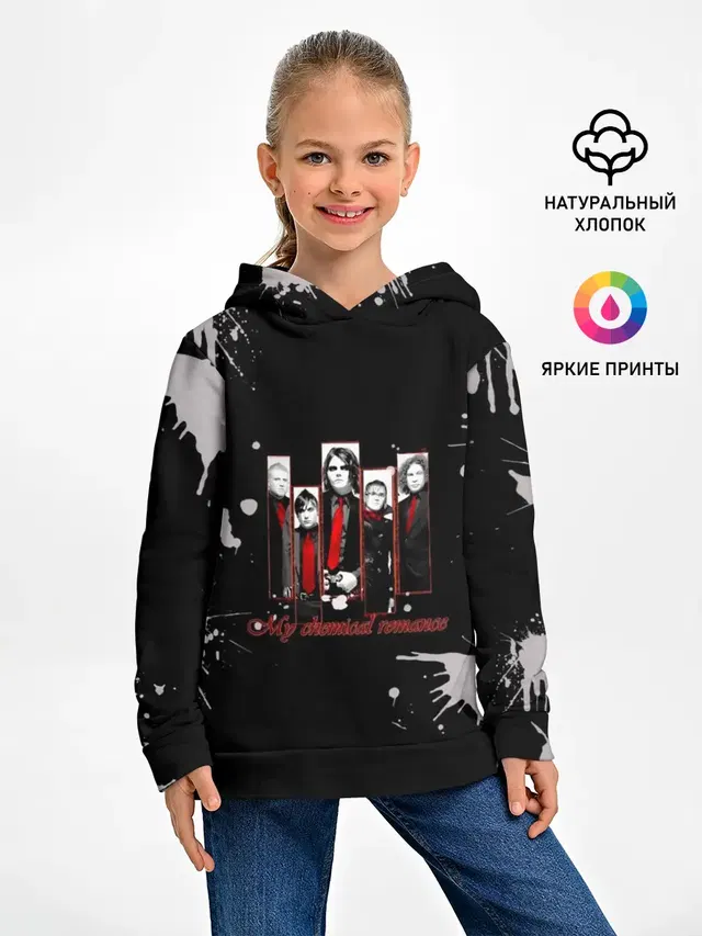 Детское худи с принтом «My Chemical Romance»