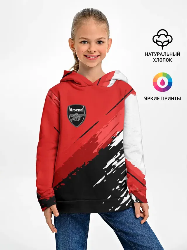 Детское худи с принтом «Arsenal 2018 Original»