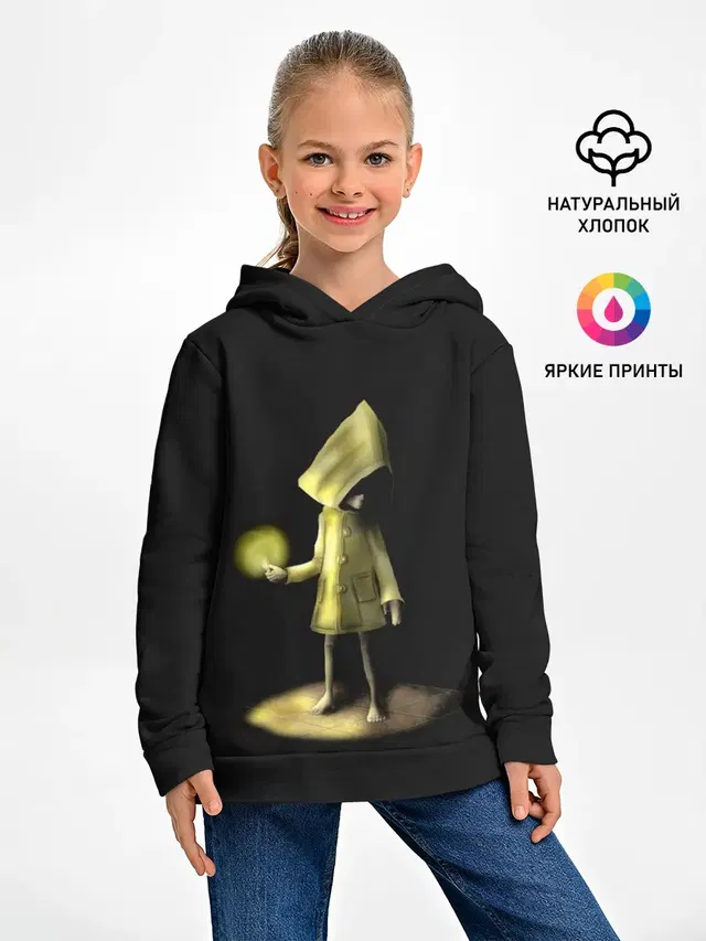 Детское худи с принтом «Lighter — Little Nightmares 2»