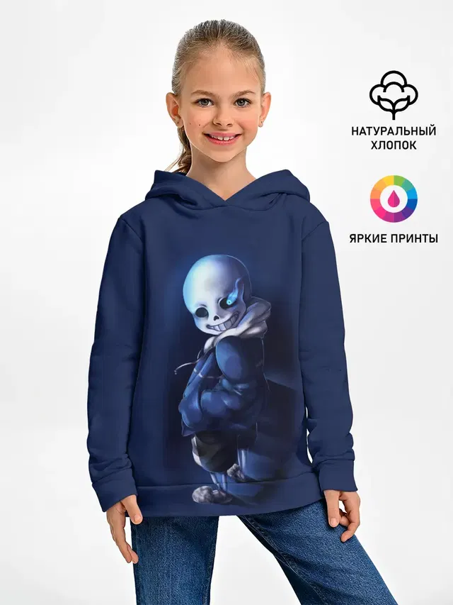 Детское худи с принтом «Skeleton»
