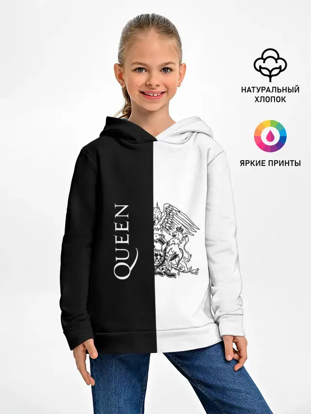 Детское худи с принтом «Queen (band)»