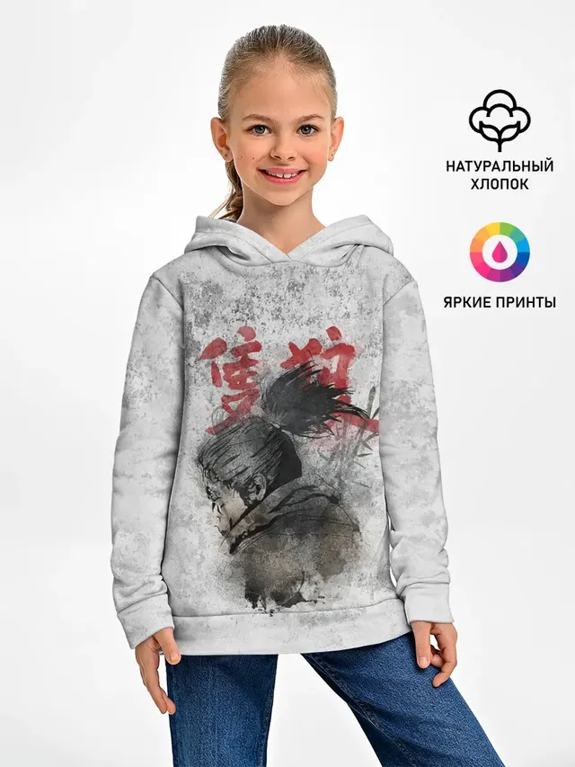 Детское худи с принтом «Wolf»