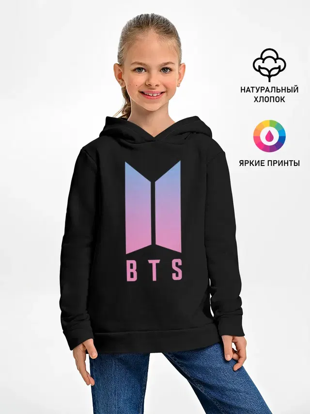 Детское худи с принтом «BTS — BTS Suga»
