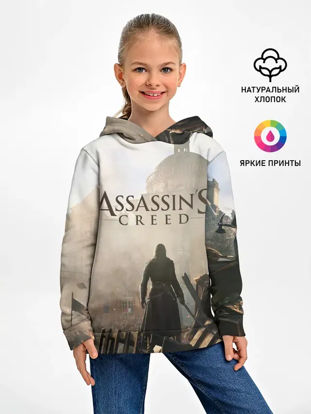 Детское худи с принтом «ASSASSINS CREED, игра»