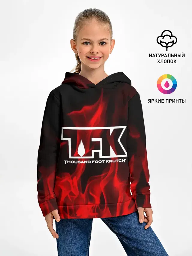 Детское худи с принтом «Thousand Foot Krutch»