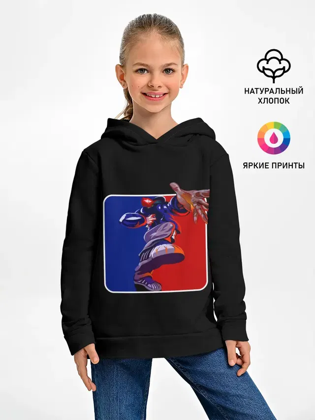 Детское худи с принтом «Logo LB»