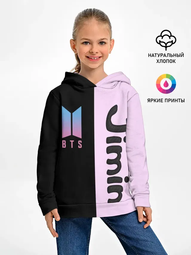 Детское худи с принтом «BTS — BTS Jimin»