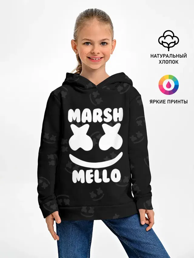 Детское худи с принтом «Marshmello — Marshmello 7»