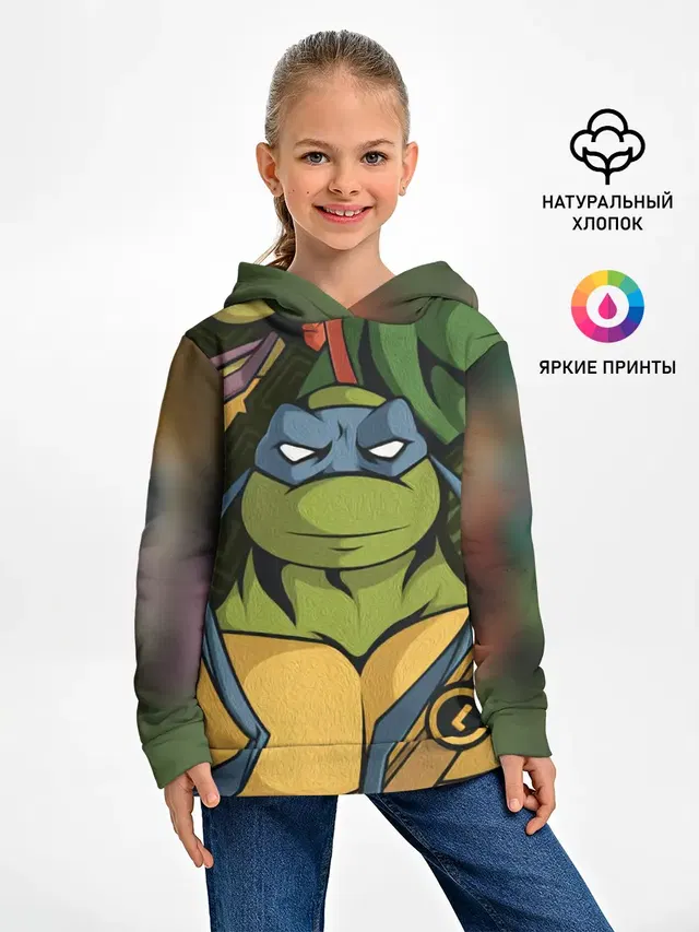 Детское худи с принтом «TMNT»