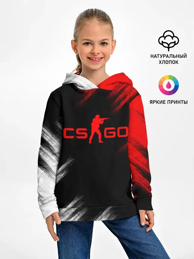 Детское худи с принтом «Counter-Strike»