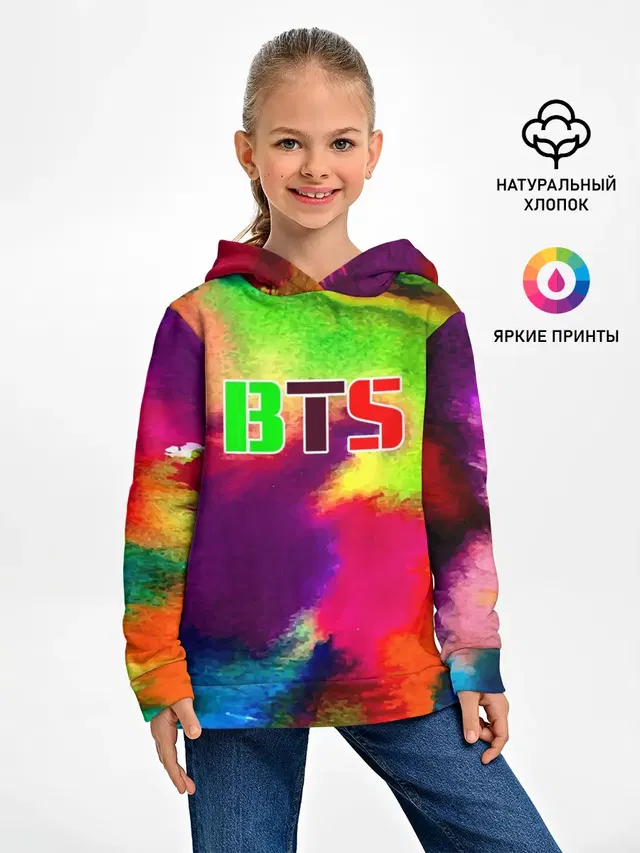Детское худи с принтом «BTS»