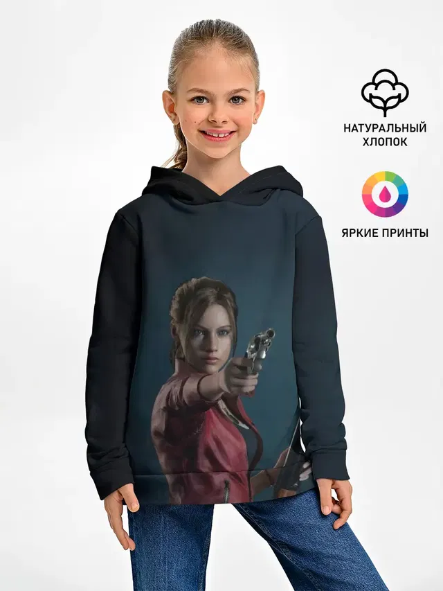 Детское худи с принтом «Claire Redfield»