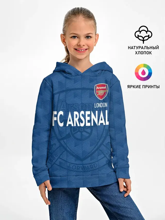 Детское худи с принтом «Arsenal Football Club — FC Arsenal»