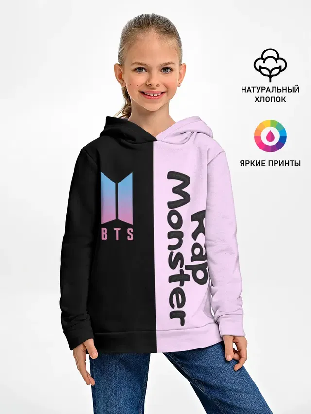 Детское худи с принтом «BTS — BTS RM»