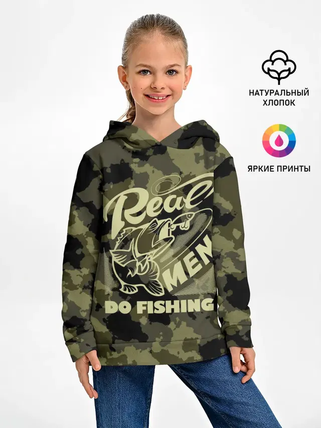 Real men do fishing