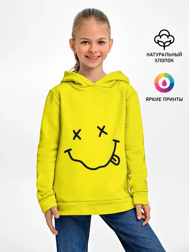Детское худи с принтом «Nirvana»