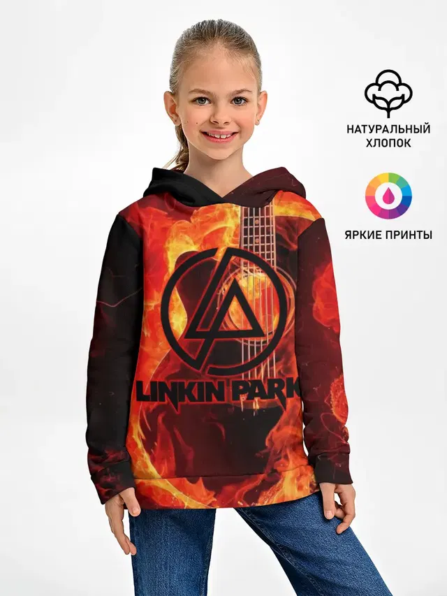 Детское худи с принтом «Guitar»